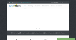 Desktop Screenshot of infinityhosts.com