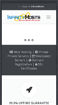 Mobile Screenshot of infinityhosts.com